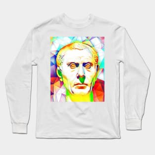 Suetonius Colourful Portrait | Suetonius Artwork 11 Long Sleeve T-Shirt